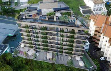 Imagem: O apartamento possui 1 Dormitório, 2 Banheiros, 1 Vaga na garagem