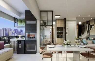 Imagem: O apartamento possui 3 Dormitórios, 4 Banheiros, 2 Vagas na