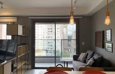 Imagem 2: Apartamento com 1 dormitório, 36 m² - venda por R$ 960.000 ou aluguel por R$ 6.200/mês - J