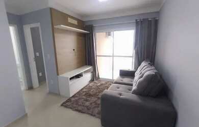 Imagem: O apartamento possui 2 Dormitórios, 1 Banheiro, 1 Vaga na garagem