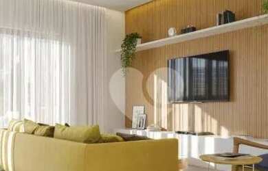 Imagem: O apartamento na cobertura possui 3 Dormitórios, 5 Banheiros