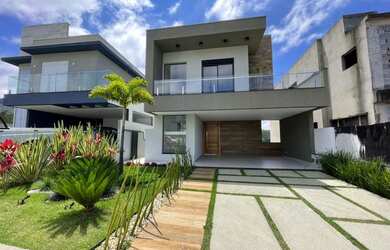 Imagem: A casa em condomínio possui 3 Dormitórios, 4 Banheiros, 4