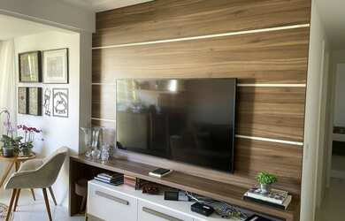 Imagem: O apartamento na cobertura possui 4 Dormitórios, 5 Banheiros