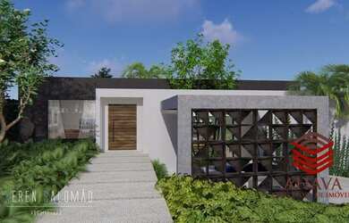 Imagem: A casa em condomínio possui 4 Dormitórios, 4 Banheiros, 2