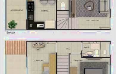 Imagem 6: Sobrado EM FRENTE AO MAR, com 2 dormitórios à venda, 63 m² por R$ 240.000 - Jardim Real