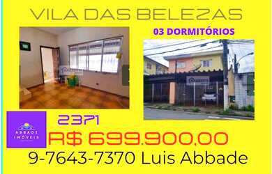 Imagem: A casa possui 3 Dormitórios, 2 Banheiros, 2 Vagas na garagem