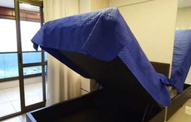 Imagem 15: 1/4 lindo,vista mar,piscina,mobiliado, 1 vaga, portaria 24hs, tudo novo...