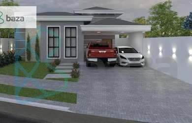 Imagem: A casa possui 3 Dormitórios, 3 Banheiros, 2 Vagas na garagem