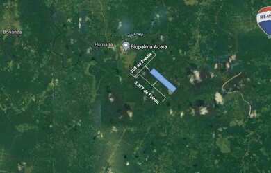 Imagem: O terreno possui 1.000.000m² de Área e está localizado em