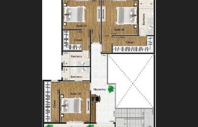 Imagem 4: Casa com 4 dormitórios à venda, 292 m² por R$ 1.950.000,00 - Condomínio...