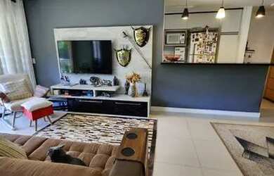 Imagem: O apartamento na cobertura possui 3 Dormitórios, 3 Banheiros