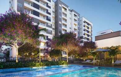 Imagem: O apartamento possui 2 Dormitórios, 1 Banheiro, 1 Vaga na garagem