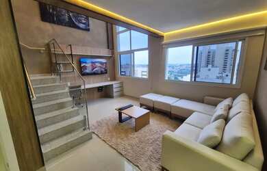 Imagem: O apartamento possui 1 Dormitório, 1 Banheiro, 1 Vaga na garagem