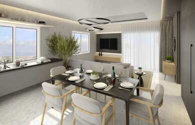 Imagem: O apartamento possui 2 Dormitórios, 1 Banheiro, 2 Vagas na