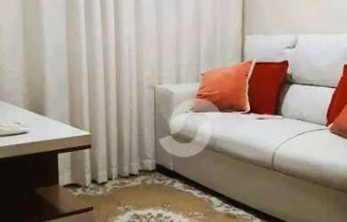 Imagem: O apartamento possui 2 Dormitórios, 1 Banheiro, 1 Vaga na garagem