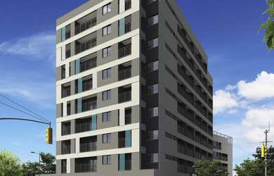 Imagem: O studio possui 1 Dormitório, 1 Banheiro, 27m² de Área e