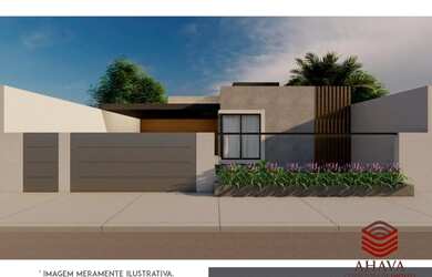 Imagem: A casa em condomínio possui 4 Dormitórios, 4 Banheiros, 4