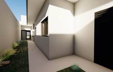 Imagem: A casa em condomínio possui 3 Dormitórios, 3 Banheiros, 2