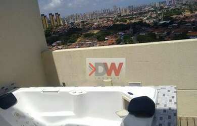 Imagem: O apartamento na cobertura possui 3 Dormitórios, 3 Banheiros