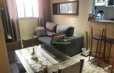 Imagem: O apartamento possui 2 Dormitórios, 1 Banheiro, 1 Vaga na garagem