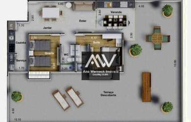 Imagem 6: Apartamento Garden com 2 dormitórios à venda, 143 m² por R$ 740.000,00...