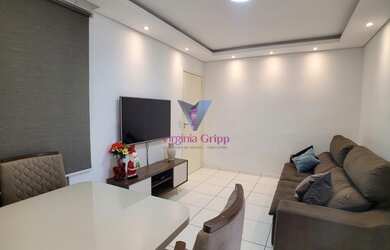 Imagem: O apartamento possui 2 Dormitórios, 1 Banheiro, 1 Vaga na garagem