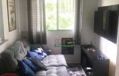 Imagem: O apartamento possui 2 Dormitórios, 1 Banheiro, 1 Vaga na garagem