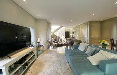 Imagem: A casa em condomínio possui 3 Dormitórios, 5 Banheiros, 2