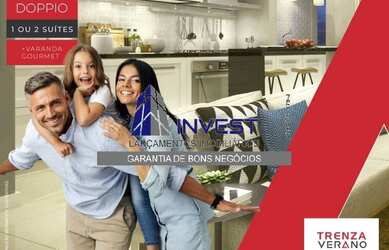 Imagem: O apartamento possui 2 Dormitórios, 1 Banheiro, 1 Vaga na garagem