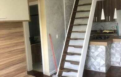 Imagem: O apartamento na cobertura possui 3 Dormitórios, 2 Banheiros