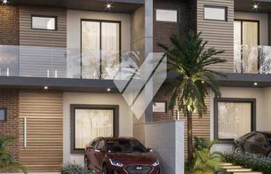 Imagem: A casa possui 3 Dormitórios, 2 Banheiros, 2 Vagas na garagem