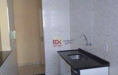 Imagem: O apartamento possui 2 Dormitórios, 1 Banheiro, 1 Vaga na garagem