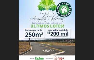 Imagem: O terreno possui 250m² de Área e está localizado em Jardim