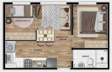 Imagem 15: Garden residencial para venda, Chácara Seis de Outubro, São Paulo -...