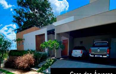 Imagem: A casa em condomínio possui 4 Dormitórios, 5 Banheiros, 3