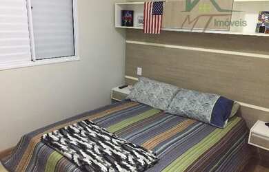 Imagem: O apartamento possui 2 Dormitórios, 1 Banheiro, 1 Vaga na garagem