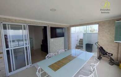 Imagem: O apartamento na cobertura possui 3 Dormitórios, 4 Banheiros