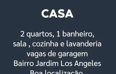 Imagem: A casa possui 2 Dormitórios, 1 Banheiro, 1 Vaga na garagem