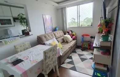 Imagem: O apartamento possui 2 Dormitórios, 1 Banheiro, 1 Vaga na garagem