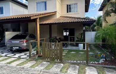 Imagem: A casa em condomínio possui 4 Dormitórios, 5 Banheiros, 2