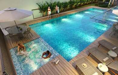 Imagem: O apartamento possui 3 Dormitórios, 2 Banheiros, 1 Vaga na