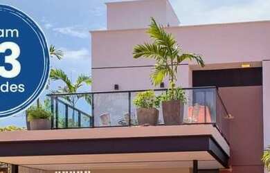 Imagem: A casa em condomínio à venda possui 4 Dormitórios, 4 Banheiros