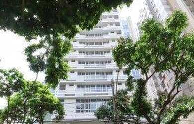 Imagem: O apartamento possui 1 Dormitório, 1 Banheiro, 1 Vaga na garagem