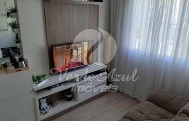 Imagem: O apartamento possui 2 Dormitórios, 1 Banheiro, 1 Vaga na garagem