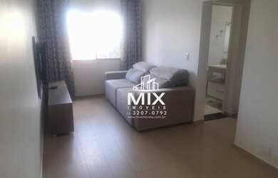 Imagem: O apartamento possui 2 Dormitórios, 1 Banheiro, 1 Vaga na garagem