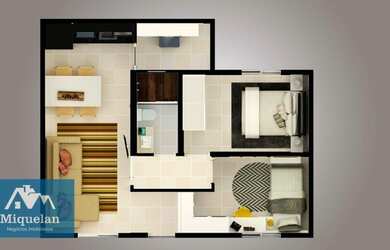 Imagem 15: Apartamento à venda, 44 m² por R$ 270.000,00 - Vila Nivi - São Paulo/SP