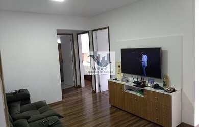 Imagem: O apartamento possui 2 Dormitórios, 1 Banheiro, 1 Vaga na garagem