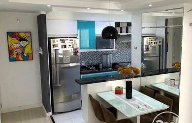 Imagem: O apartamento possui 2 Dormitórios, 1 Banheiro, 1 Vaga na garagem