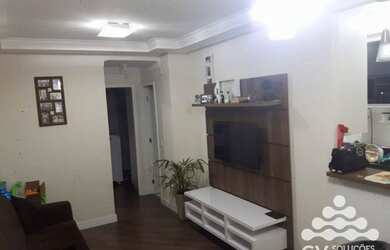 Imagem: O apartamento possui 2 Dormitórios, 1 Banheiro, 1 Vaga na garagem