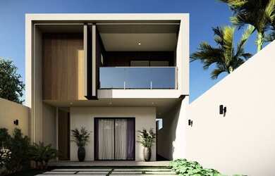 Imagem 1: Luxuoso duplex de esquina, em rua privativa 800 metros da CE040 na Tamatanduba...